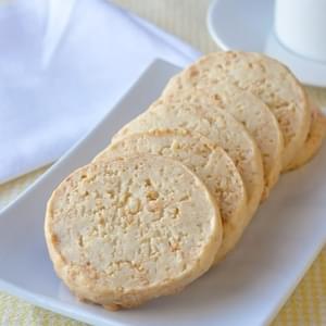Toasted Coconut Shortbread Cookies