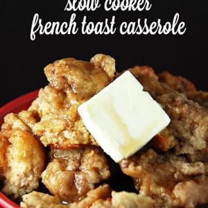 Slow Cooker French Toast Casserole