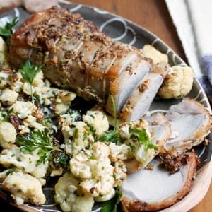 Pork Loin Roast with Sicilian Cauliflower