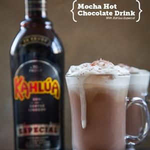 Mocha Hot Chocolate Recipe with Kahlúa Especial