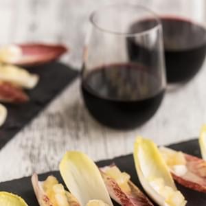 Ginger Pear and Goat Cheese Endive Appetizer
