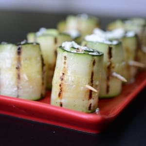 Zucchini and Goat Cheese Wraps