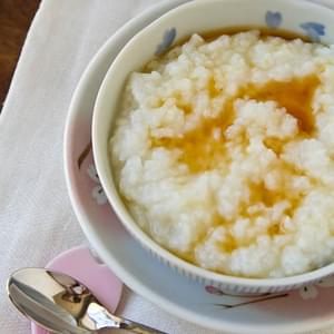 Ginger Honey Okayu (Japanese Rice Porridge)