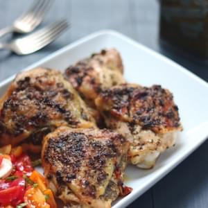 Pesto-stuffed Chicken Thighs – Low Carb and Gluten Free