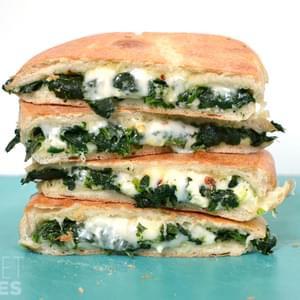 Spinach Feta Grilled Cheese