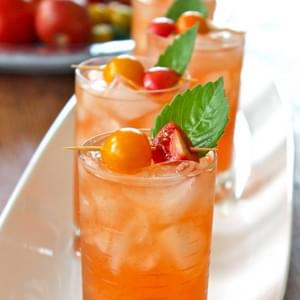 Tomato Water and Basil Bloody Mary