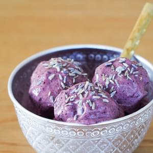 Lavender Blueberry Sorbet