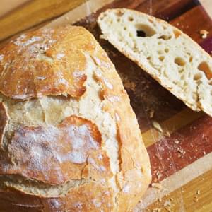 No-Knead Crusty Artisan Bread