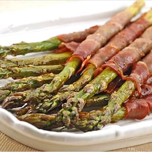 Prosciutto Wrapped Roasted Asparagus