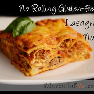 Gluten-Free | Homemade Lasagna Noodles with NO Rolling!