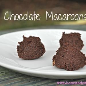 Raw Chocolate Coconut Macaroons (aka better brownie bites)