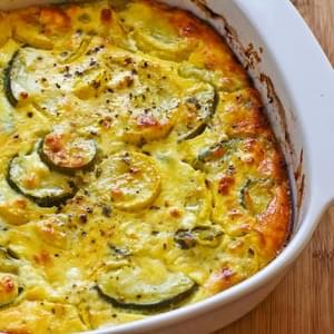 Zucchini Bake with Feta and Thyme