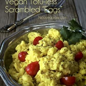 Vegan Tofu-less Scrambled “Eggs”