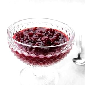 Quick Cranberry Sauce from Dried Berries - pressure cooker