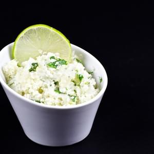 Cilantro and Lime Cauliflower Rice