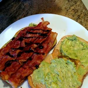Avocado, Bacon and Balsamic Sandwich
