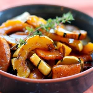 Maple Roasted Root Vegetables and Squash