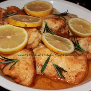 Lemon Rosemary Chicken Cutlet
