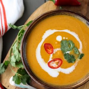 5 Ingredient Thai Pumpkin Soup