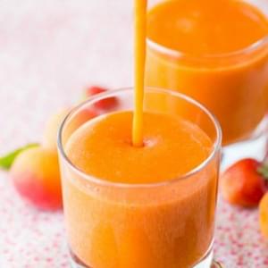 Apricot Strawberry Smoothies