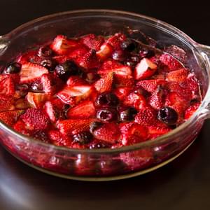 Oven Roasted Strawberries & Cherries
