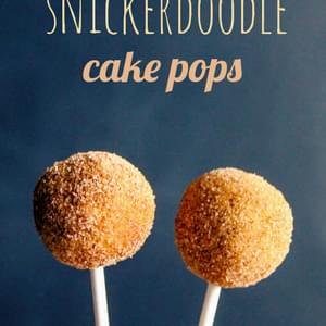 Snickerdoodle Cake Pops