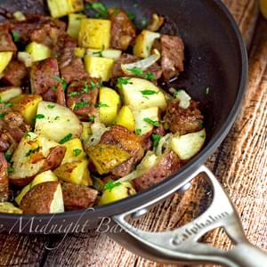 One-Skillet Roasted Steak & Potatoes