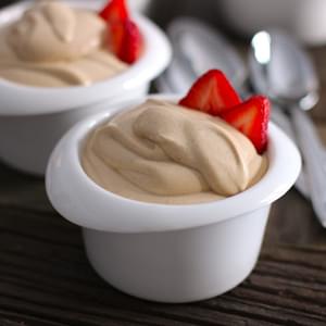 Healthy Peanut Butter Mousse [sugar free, low carb, vegan]