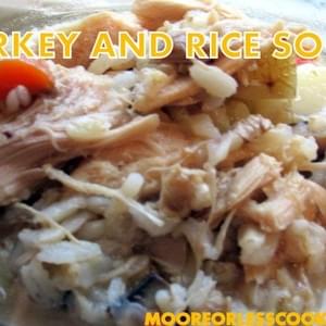 TURKEY AND RICE SOUP