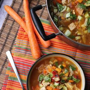 Chinese Nine-Vegetable Hot and Sour Soup