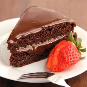 Fudgy Chocolate Cake with Fudgy Chocolate Frosting