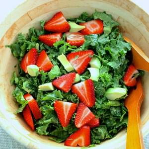 Kale, Avocado, and Strawberry Salad