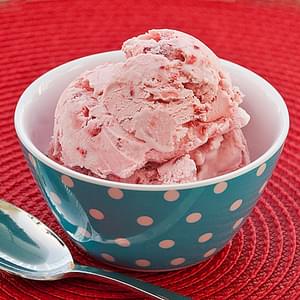 Strawberry Sour Cream Ice Cream