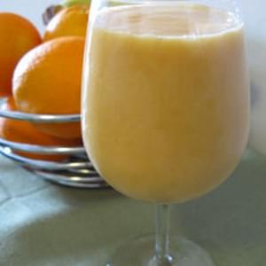 Sweet Grapefruit Smoothie Recipe with Orange and Banana