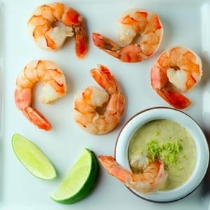 Shrimp with Lime Dipping Sauce