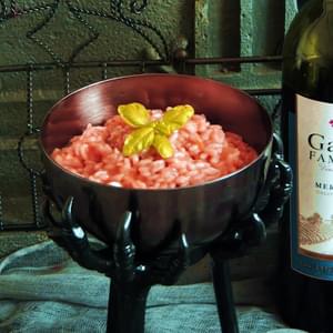 Witches Blood (Red Wine) Risotto