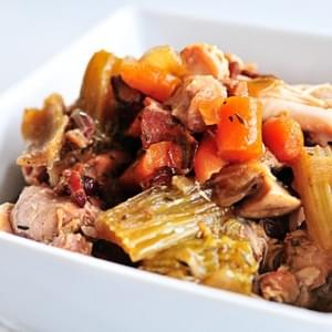 Slow Cooker Chunky Chicken Vegetable Soup