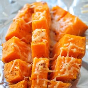 Easy 15 Minutes Roasted Sweet Potatoes