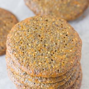 Chia Seed Wafer Cookie