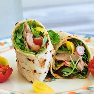 Spicy Chicken Wrap—Lunch for One (with Pictorial)
