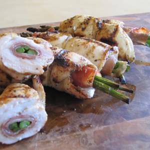 Chicken Prosciutto Asparagus Roll-Ups