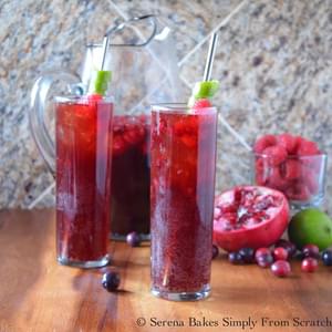 Sparkling Pomegranate Berry Punch