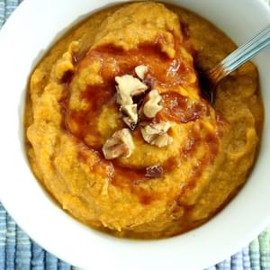 Almond and Pumpkin Breakfast Porridge (gluten free, grain free, vegan)