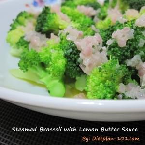 Steamed Broccoli with Lemon Butter Sauce (for Atkins Diet Phase 1)