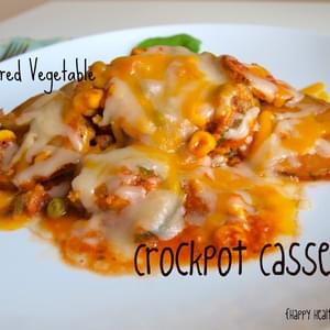 Layered Vegetable Crockpot Casserole