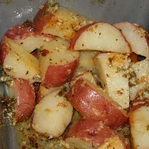 Super Easy Roasted Parsley Red Potatoes