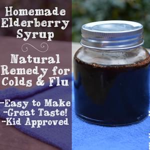 How to Make Elderberry Syrup for Flu Prevention