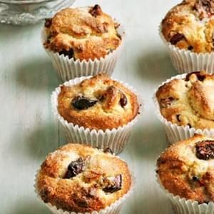 Cherry And Almond Muffins
