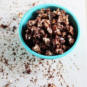 Salted Dark Chocolate Popcorn