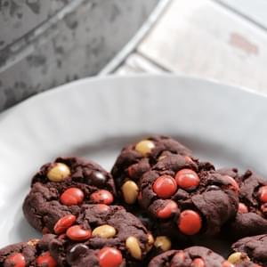 Chocolate Pudding Reese’s Pancake Cookies